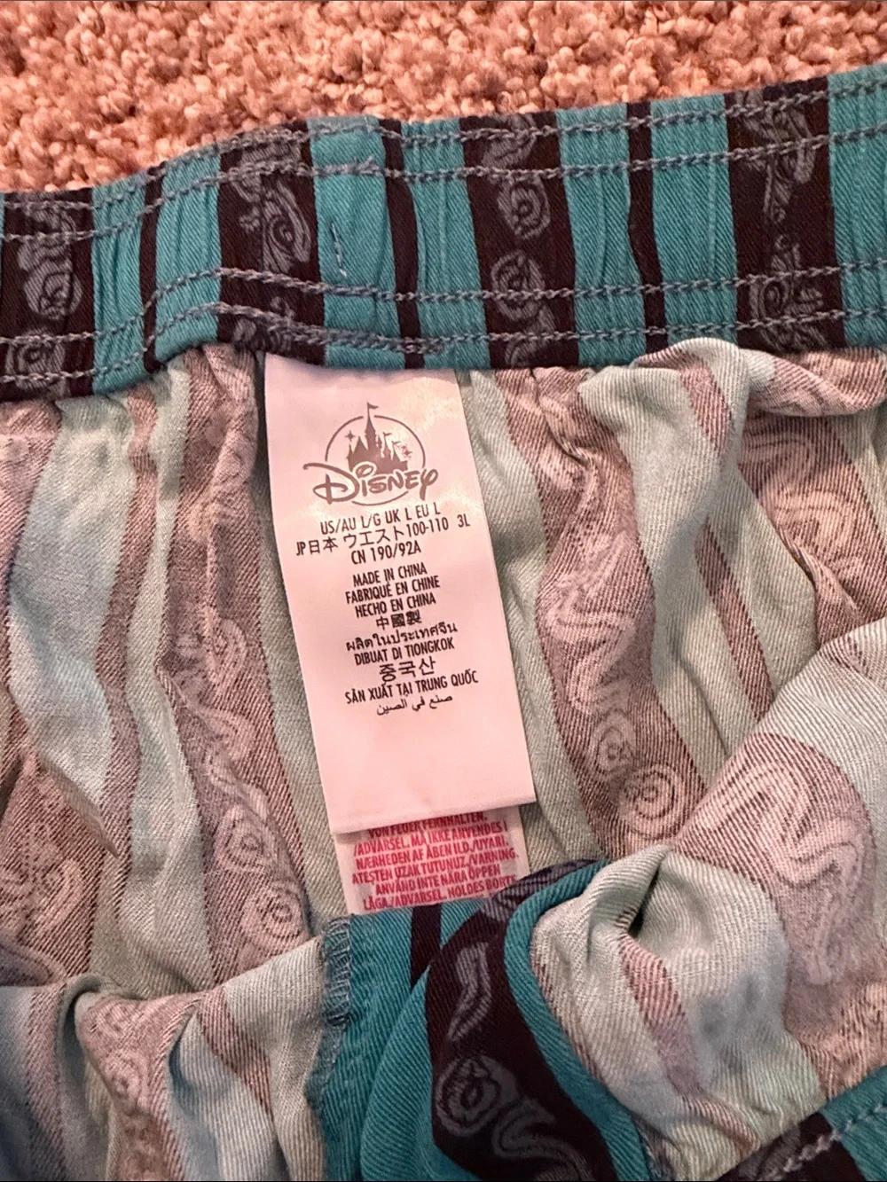 Disney Haunted Mansion Pajama Pants - L - Picture 2 of 3